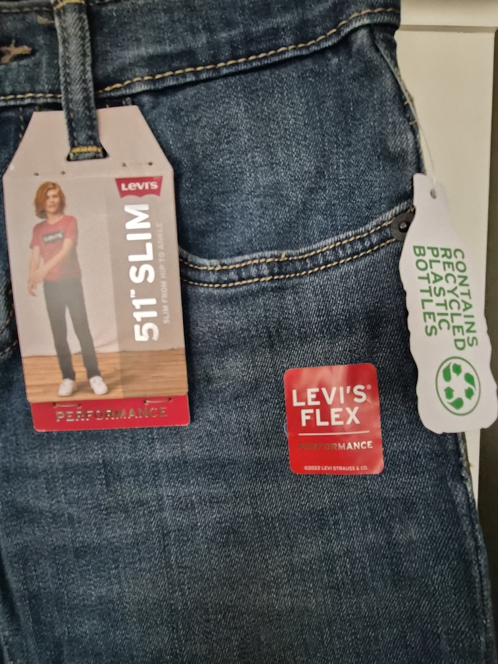 Levi's 511  Kids Slim Jeans - Picture 5 of 7